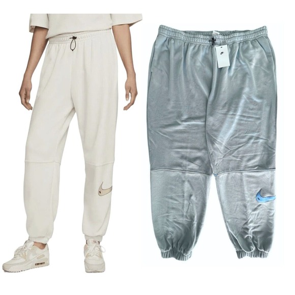 Nike | Pants & Jumpsuits | Nike Womens Swoosh Oversized Fit High Rise ...